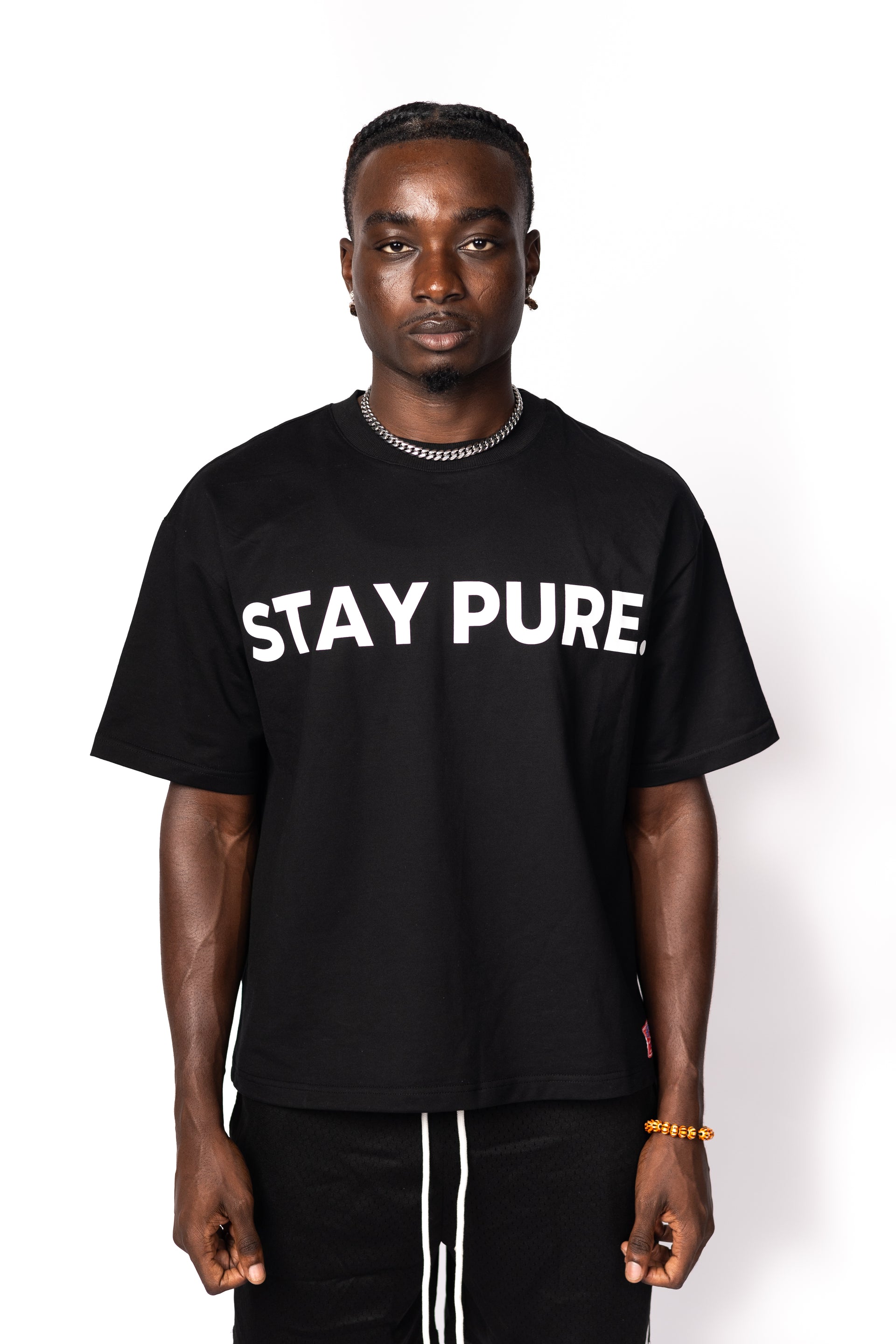 Stay Pure Black Shirt